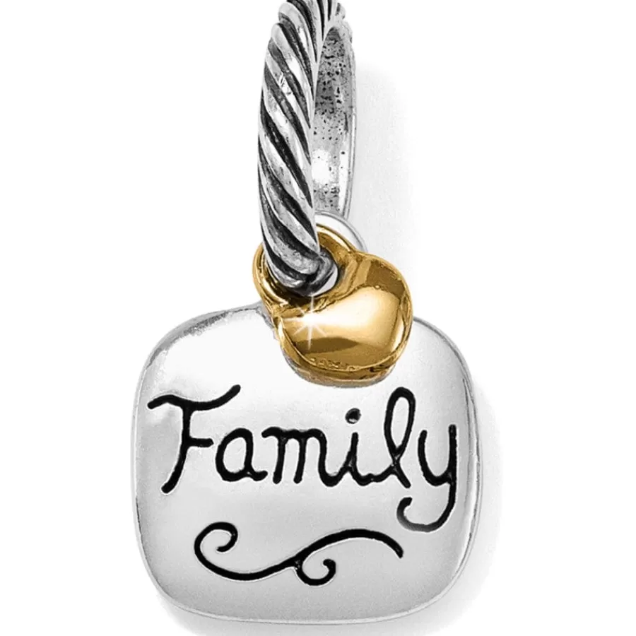 Charms>Brighton Family Love Charm Silver-Gold