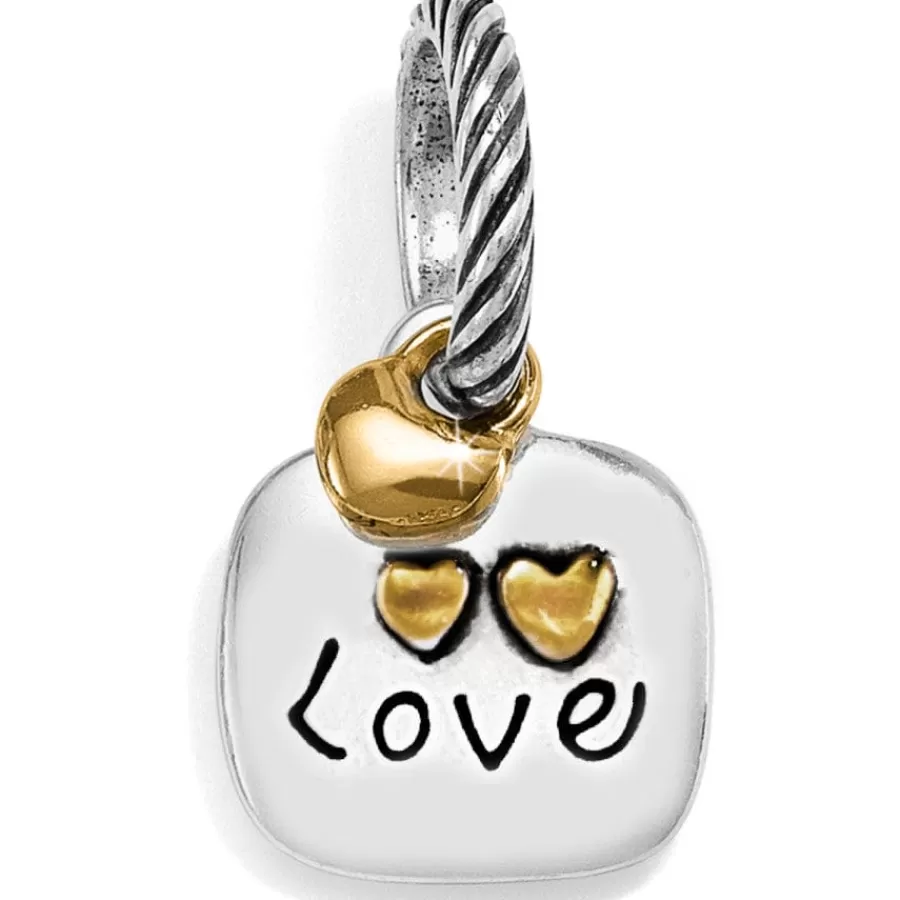 Charms>Brighton Family Love Charm Silver-Gold