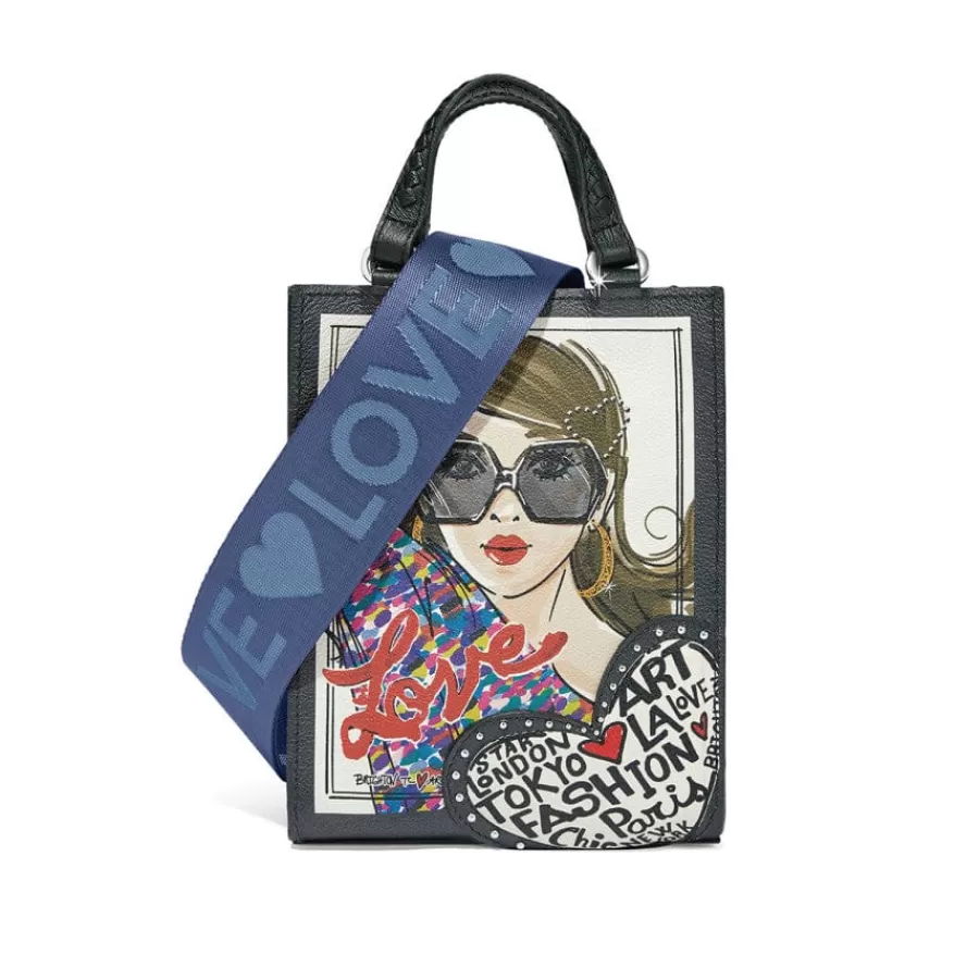 Totes>Brighton Fashionista Cover Girl Mini Tote Multi