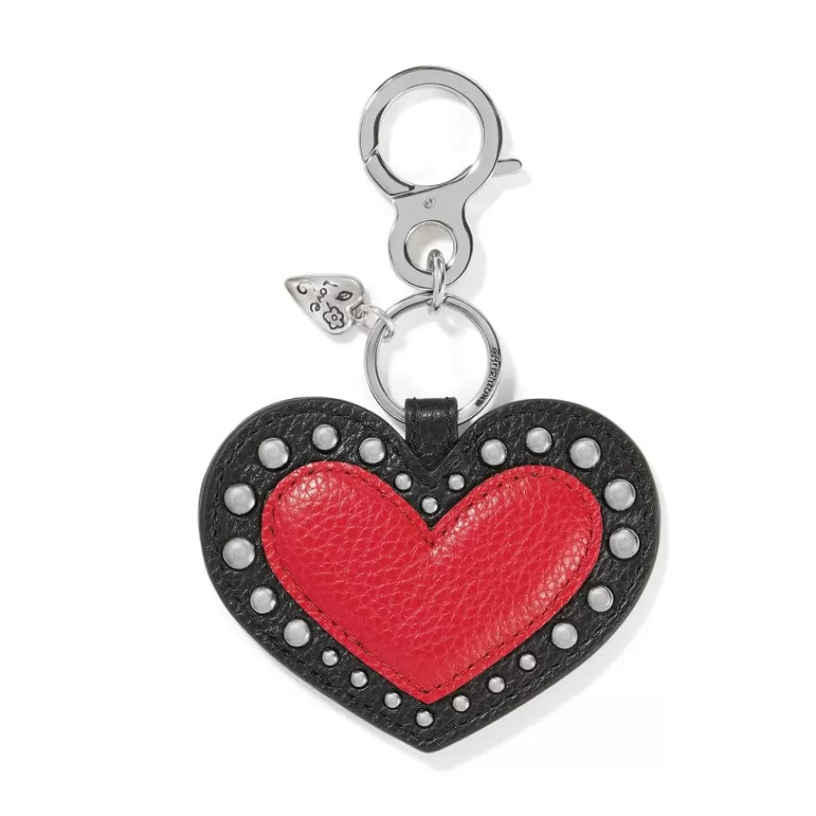 Key Fobs>Brighton Fashionista Moody Blue Heart Handbag Fob Multi