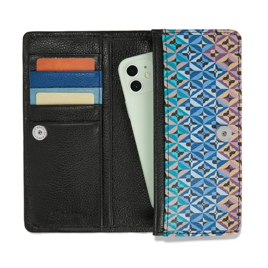 Wallets & Card Cases | Wallets & Card Cases>Brighton Fashionista Moody Blue Large Wallet Multi