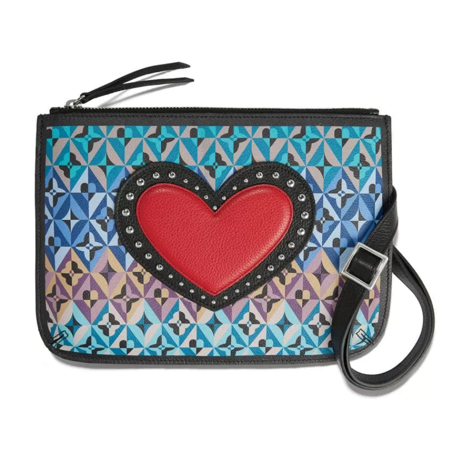 Crossbodies | Wallets & Card Cases>Brighton Fashionista Moody Blue Pouch Multi