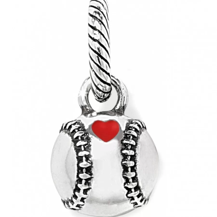 Charms>Brighton Fastball Charm Silver