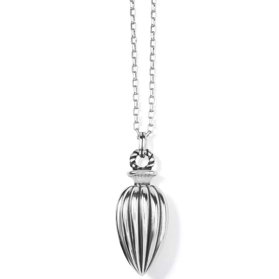 Necklaces>Brighton Ferrara Amphora Long Necklace Silver