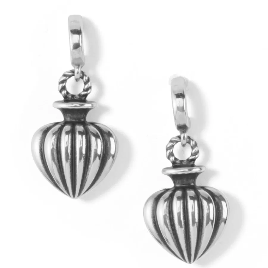 Earrings>Brighton Ferrara Amphora Post Drop Earrings Silver