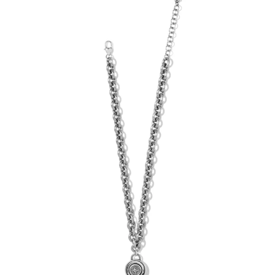 Necklaces>Brighton Ferrara Disc Necklace Silver