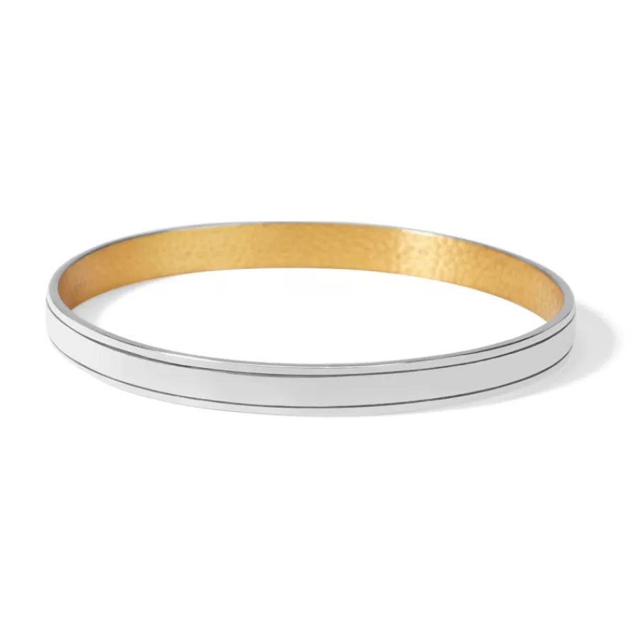 Bracelets>Brighton Ferrara Entrata Narrow Bangle Silver-Gold