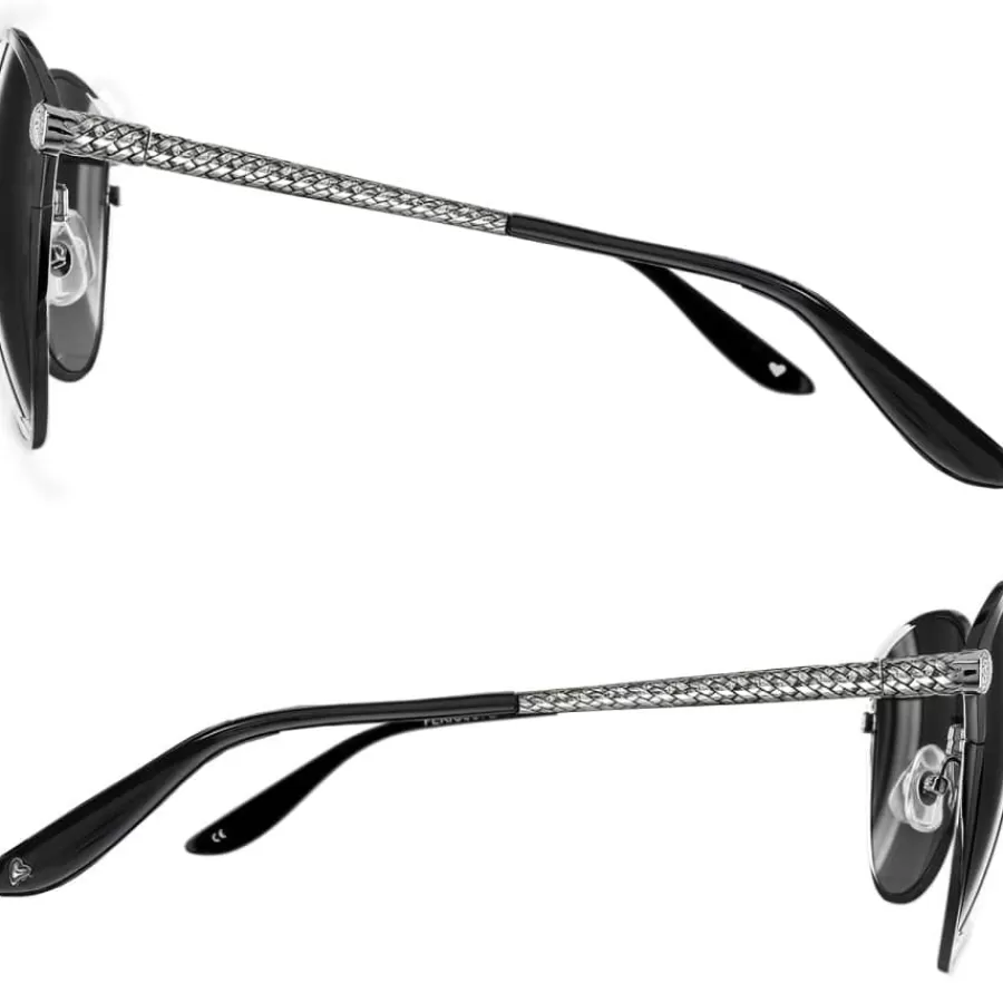 Sunglasses & More>Brighton Ferrara Gatta Sunglasses Black-Silver