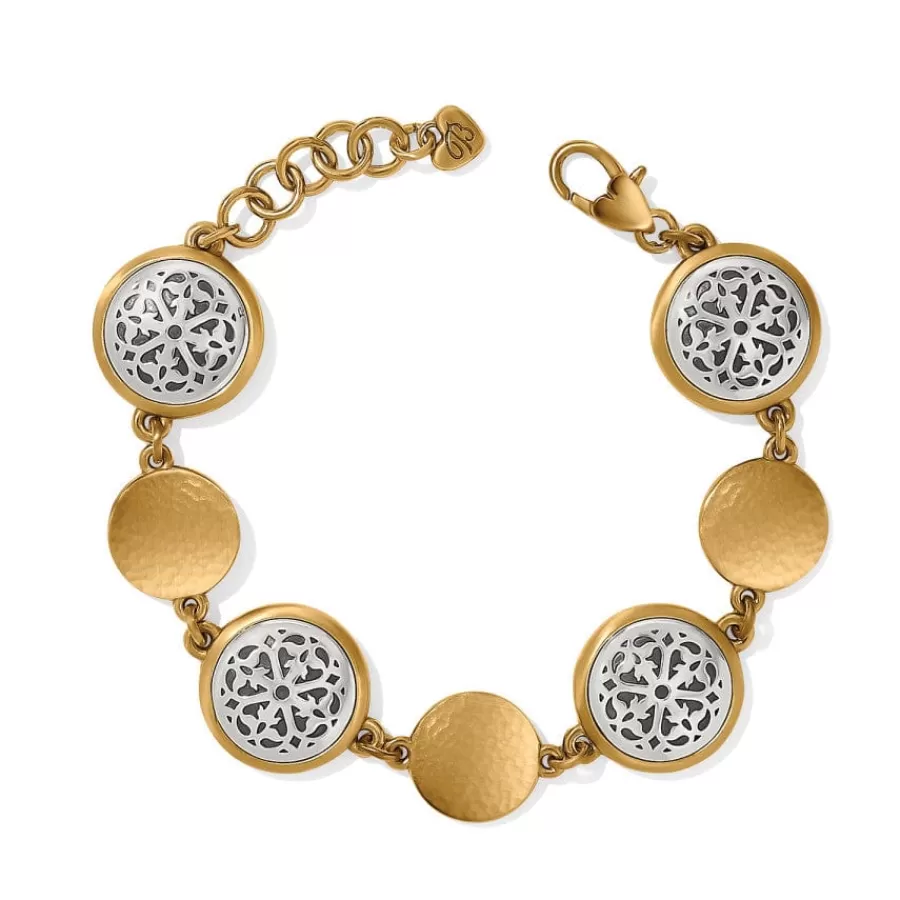 Bracelets>Brighton Ferrara Two Tone Luce Link Bracelet Silver-Gold