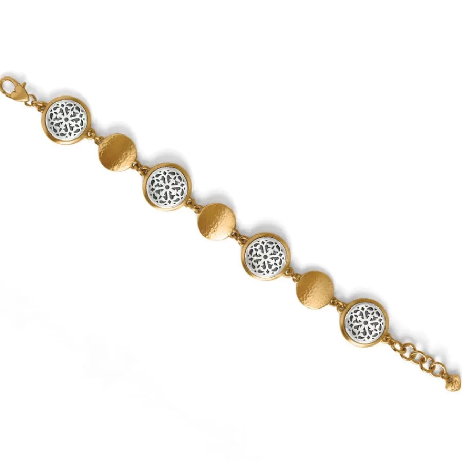 Bracelets>Brighton Ferrara Two Tone Luce Link Bracelet Silver-Gold