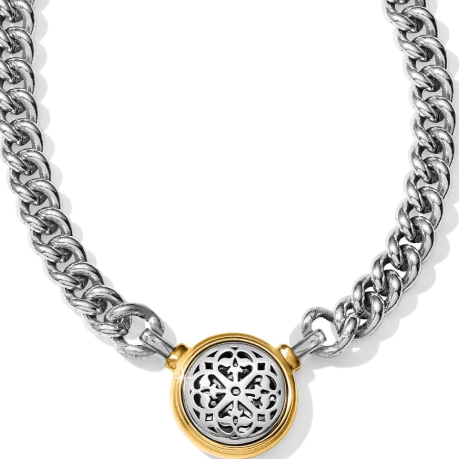 Necklaces>Brighton Ferrara Two Tone Necklace Silver-Gold