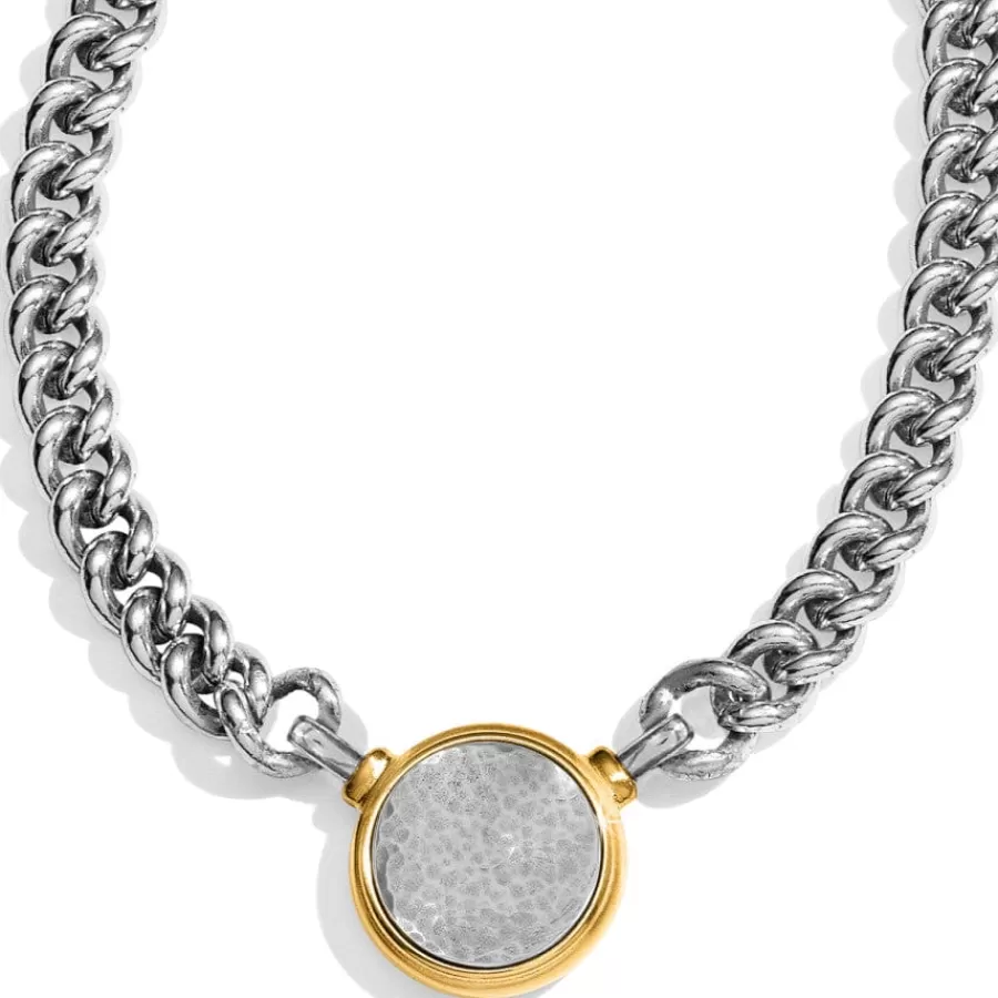 Necklaces>Brighton Ferrara Two Tone Necklace Silver-Gold