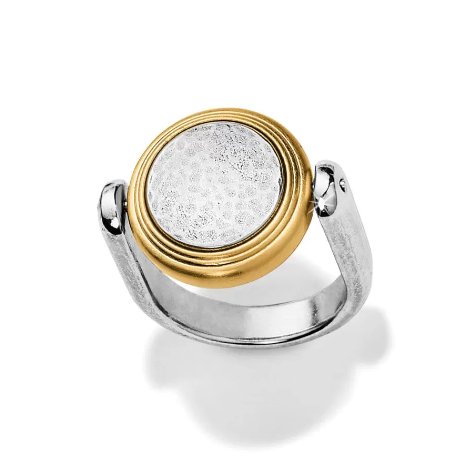 Rings>Brighton Ferrara Two Tone Reversible Ring Silver-Gold