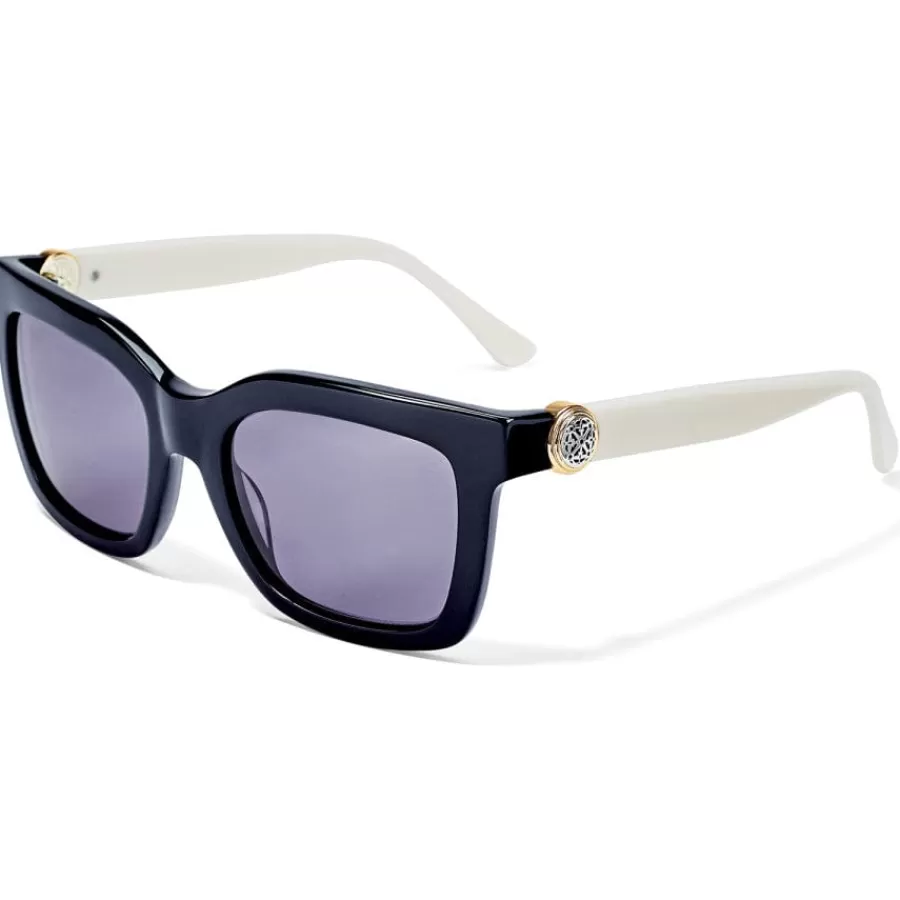 Sunglasses & More>Brighton Ferrara Two Tone Sunglasses Black-White