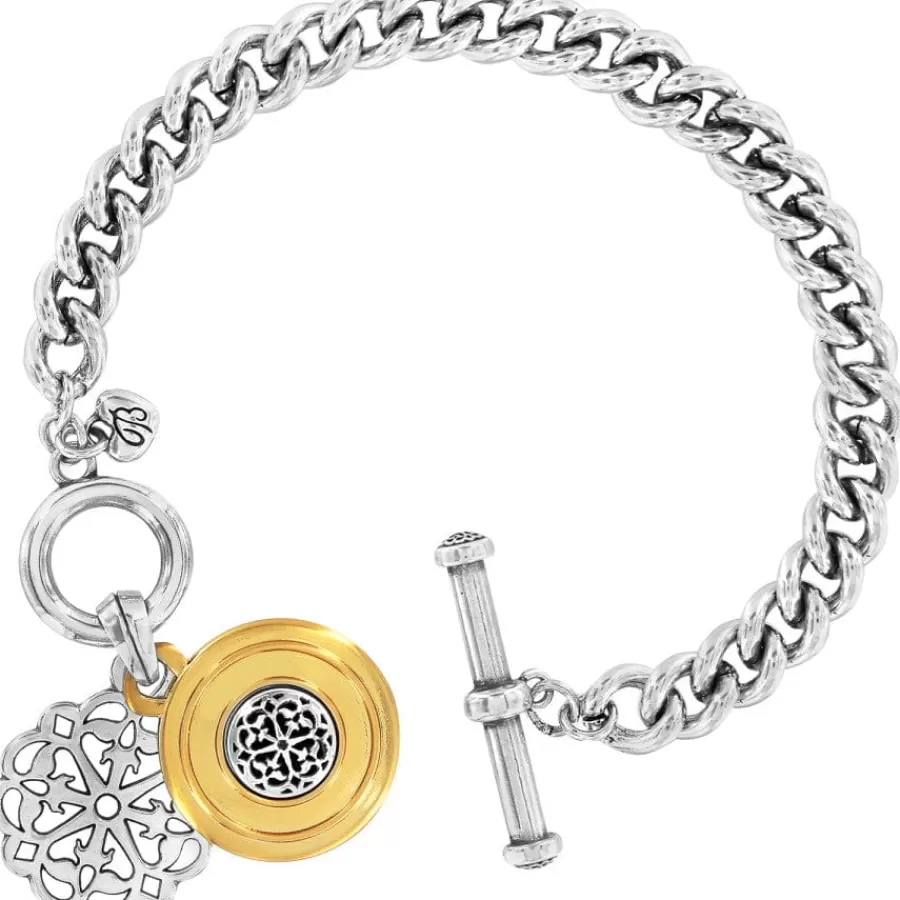 Bracelets | Smart Bands>Brighton Ferrara Two Tone Toggle Bracelet Silver-Gold