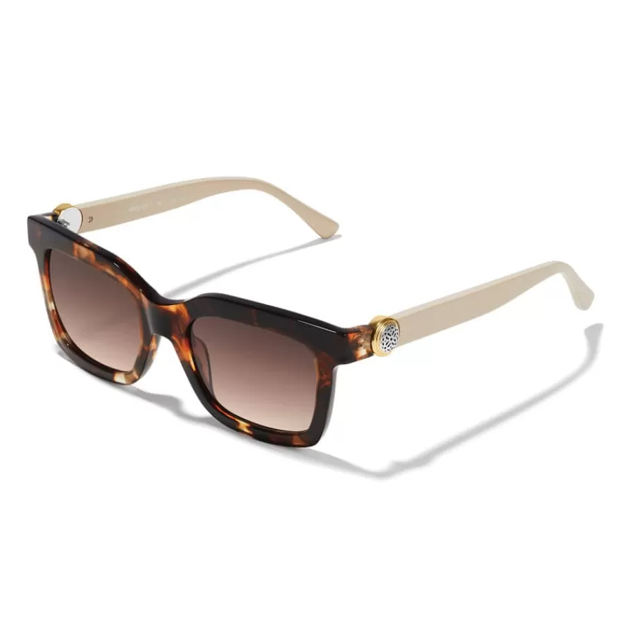 Sunglasses & More>Brighton Ferrara Two Tone Sunglasses Tortoise