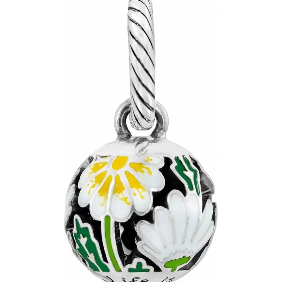 Charms>Brighton Flower Bulb Charm Silver-Multi