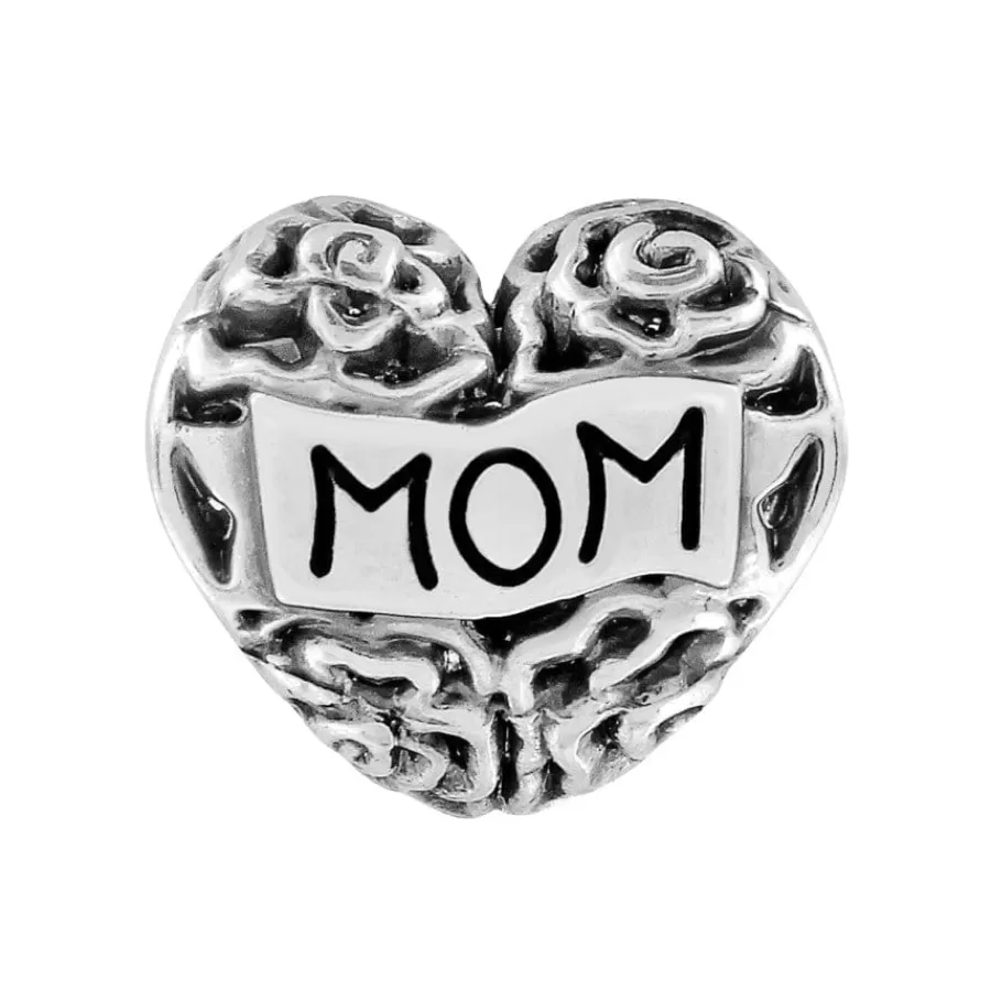 Beads & Spacers>Brighton Flowers For Mom Bead Silver