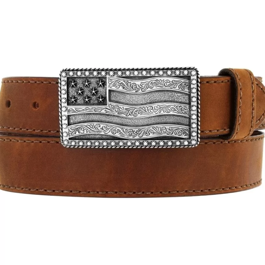 Men'S Belts & Wallets>Brighton Flying High Belt Brown