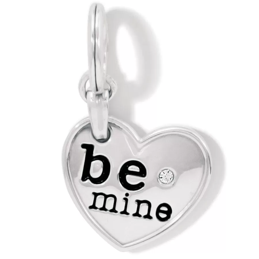 Charms>Brighton Forever Be Mine Charm Silver