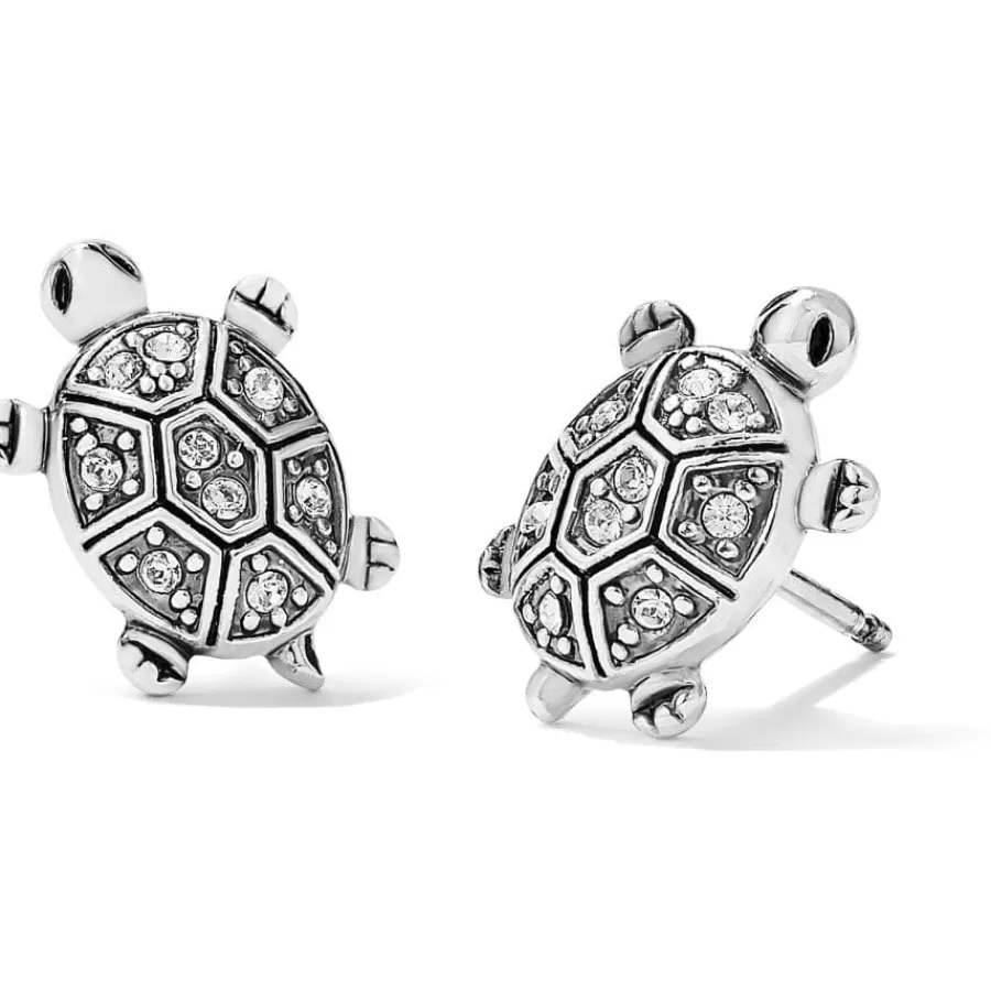 Earrings>Brighton Fortune Turtles Mini Post Earrings Silver