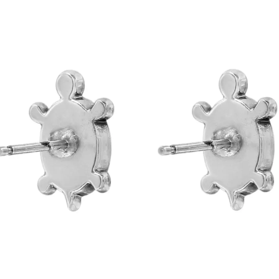 Earrings>Brighton Fortune Turtles Mini Post Earrings Silver