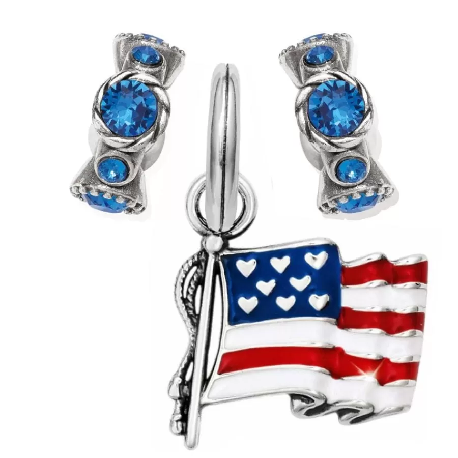 Ready-To-Wear Charm Sets>Brighton Freedom Flag Gift Set Red-White-Blue