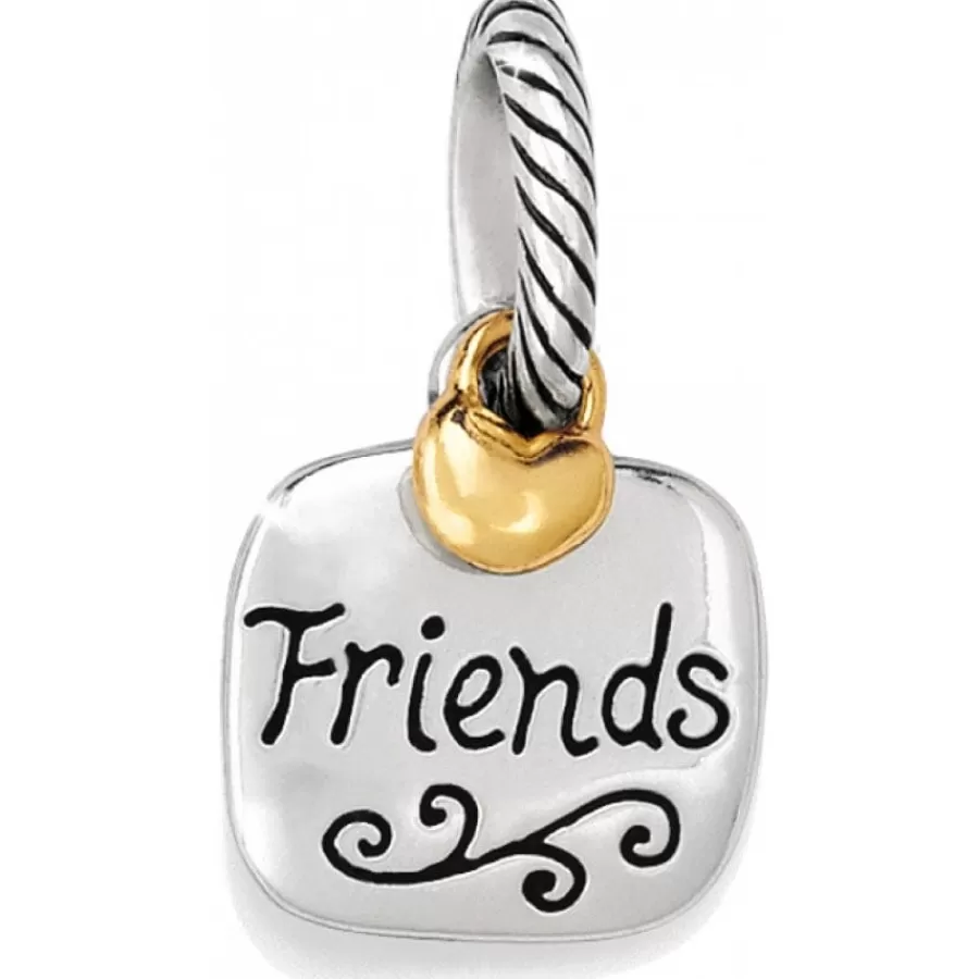 Charms>Brighton Friends Forever Charm Silver-Gold