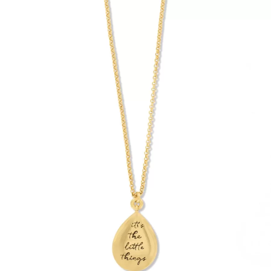 Necklaces>Brighton Garden's Splendour Ladybug Necklace Gold-Multi