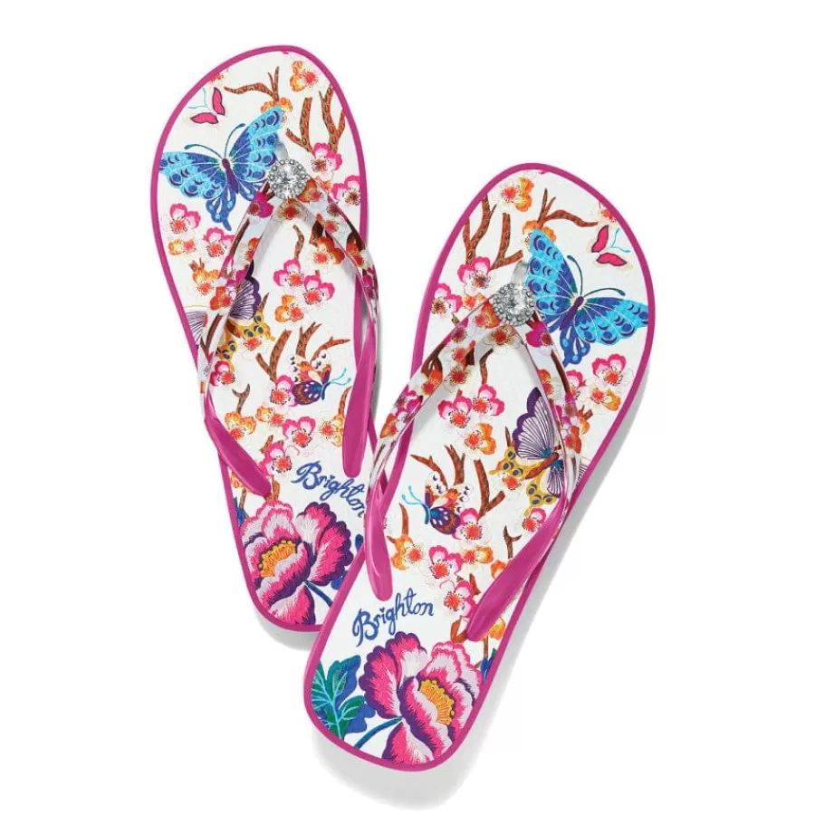 Flip Flops>Brighton Geisha Platform Flip Flops Pink