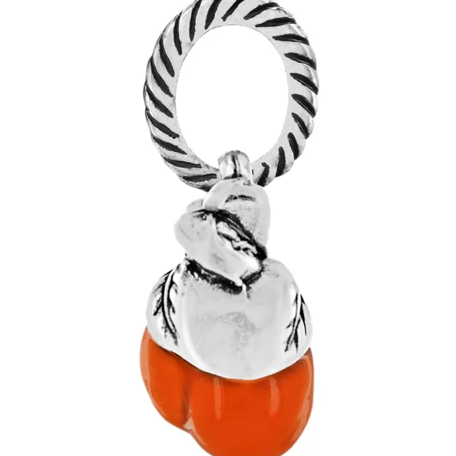 Charms>Brighton Georgia Charm Silver-Orange