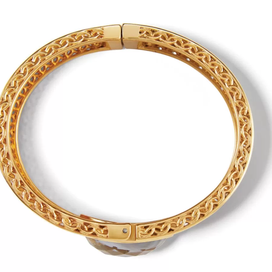 Bracelets>Brighton Golden Moon Hinged Bangle BrushedGold