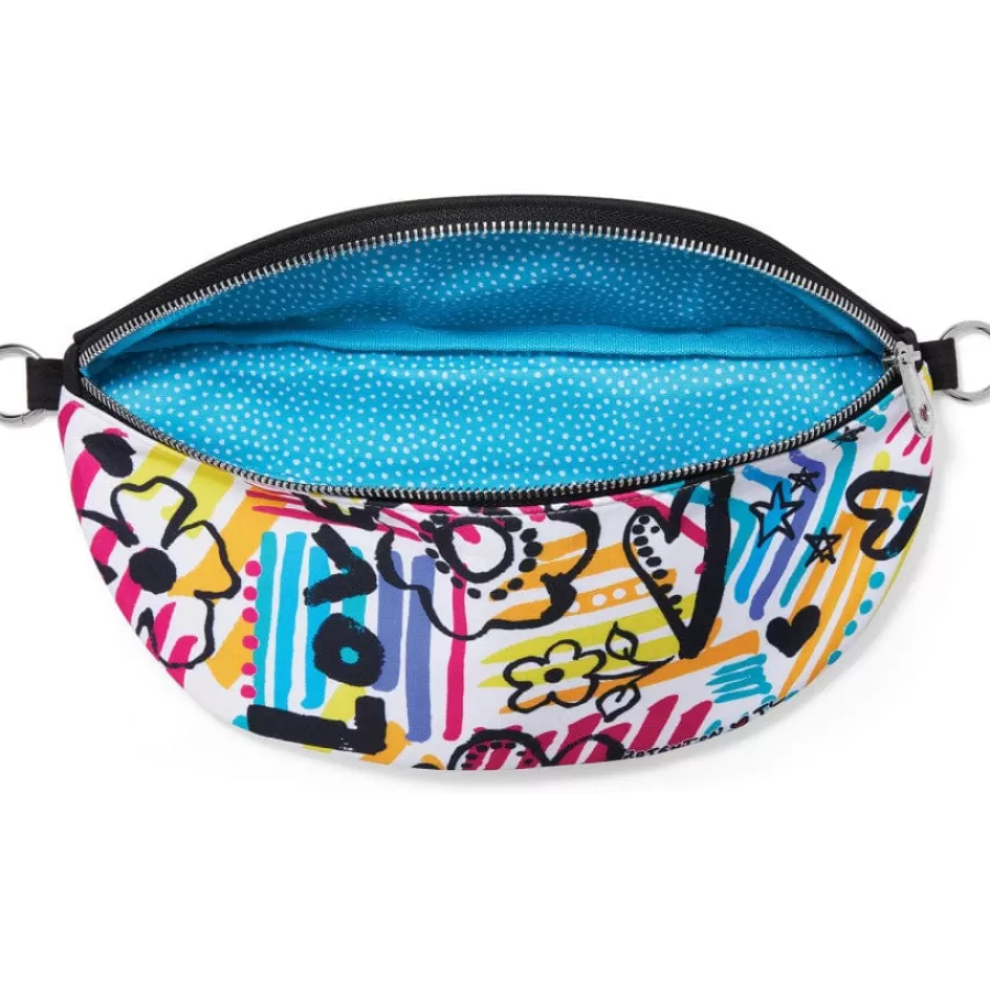 Luggage & Travel>Brighton Graffiti Love Cross Body Belt Bag Multi