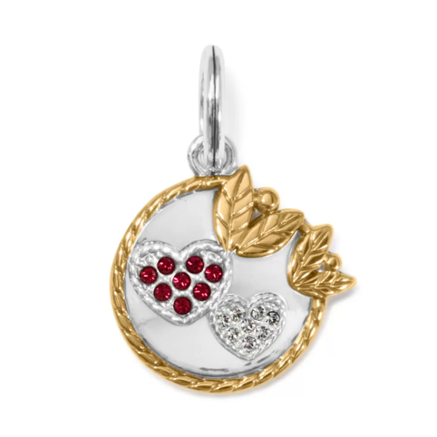 Charms>Brighton Gratitude Charm Silver-Gold