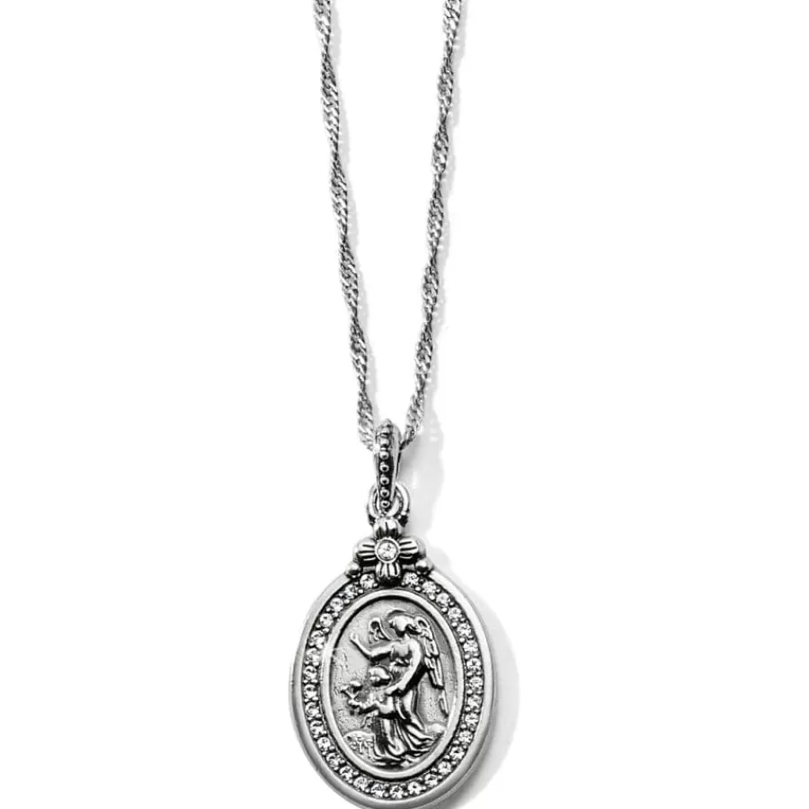 Necklaces>Brighton Guardian Angel Petite Necklace Silver