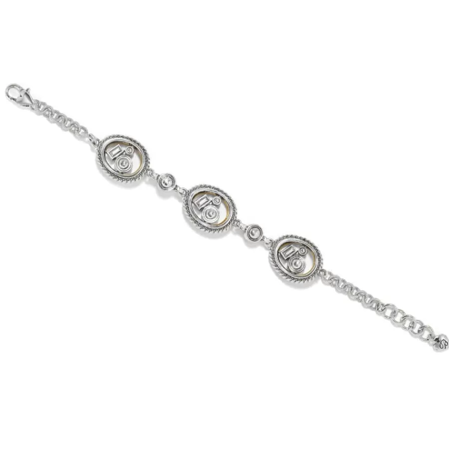 Bracelets>Brighton Halo Gem Bracelet Silver-Multi