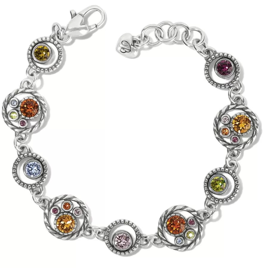 Bracelets>Brighton Halo Gems Bracelet Silver-Multi