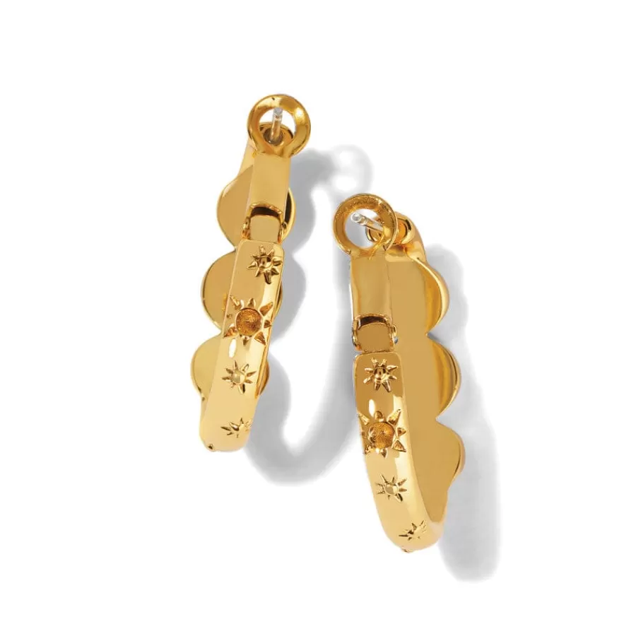 Earrings>Brighton Halo Glow Trio Hoop Earrings Gold