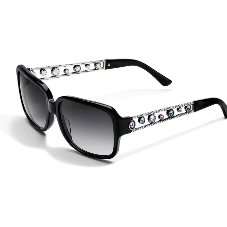 Sunglasses & More>Brighton Halo Sunglasses Black-Tanzanite