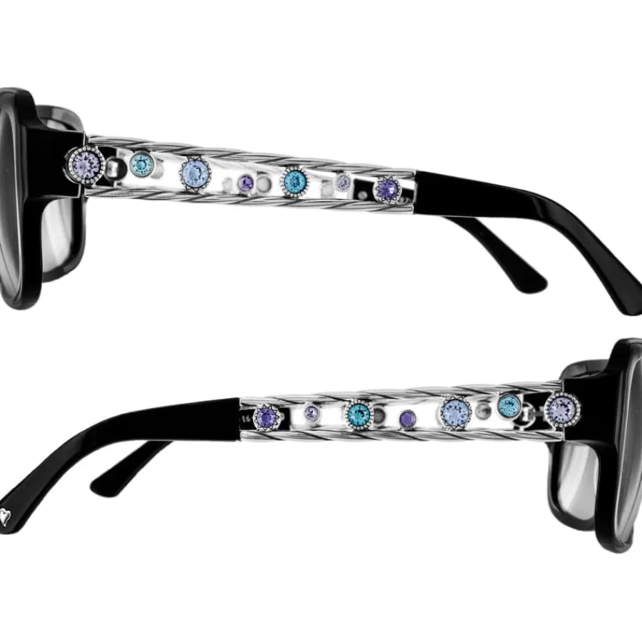 Sunglasses & More>Brighton Halo Sunglasses Black-Tanzanite