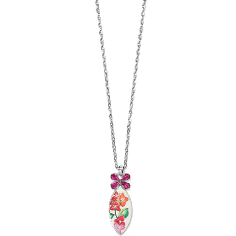 Necklaces>Brighton Hamptons Short Necklace Silver-Multi