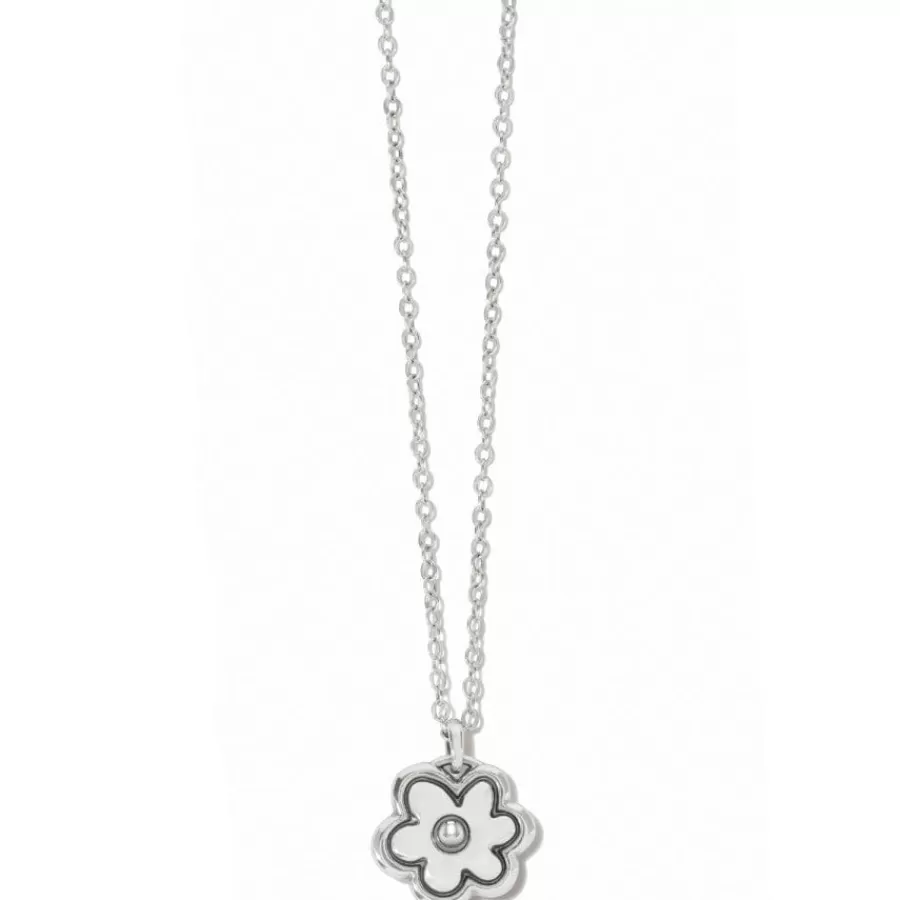 Necklaces>Brighton Harmony Flower Petite Necklace Silver-Gold