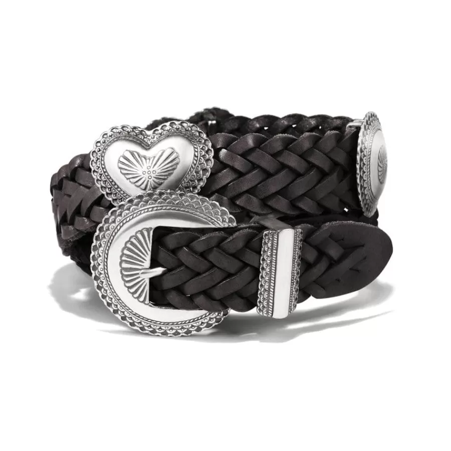 Women'S Belts>Brighton Heart Concho Belt Black