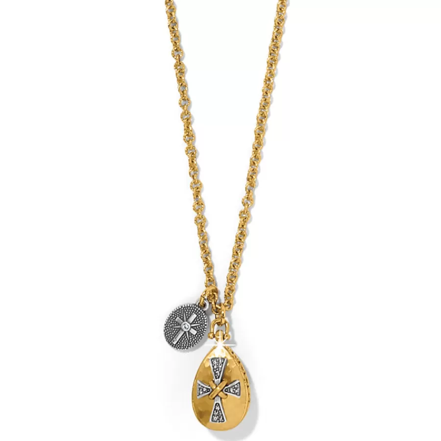 Necklaces>Brighton Heavenly Cross Necklace Gold