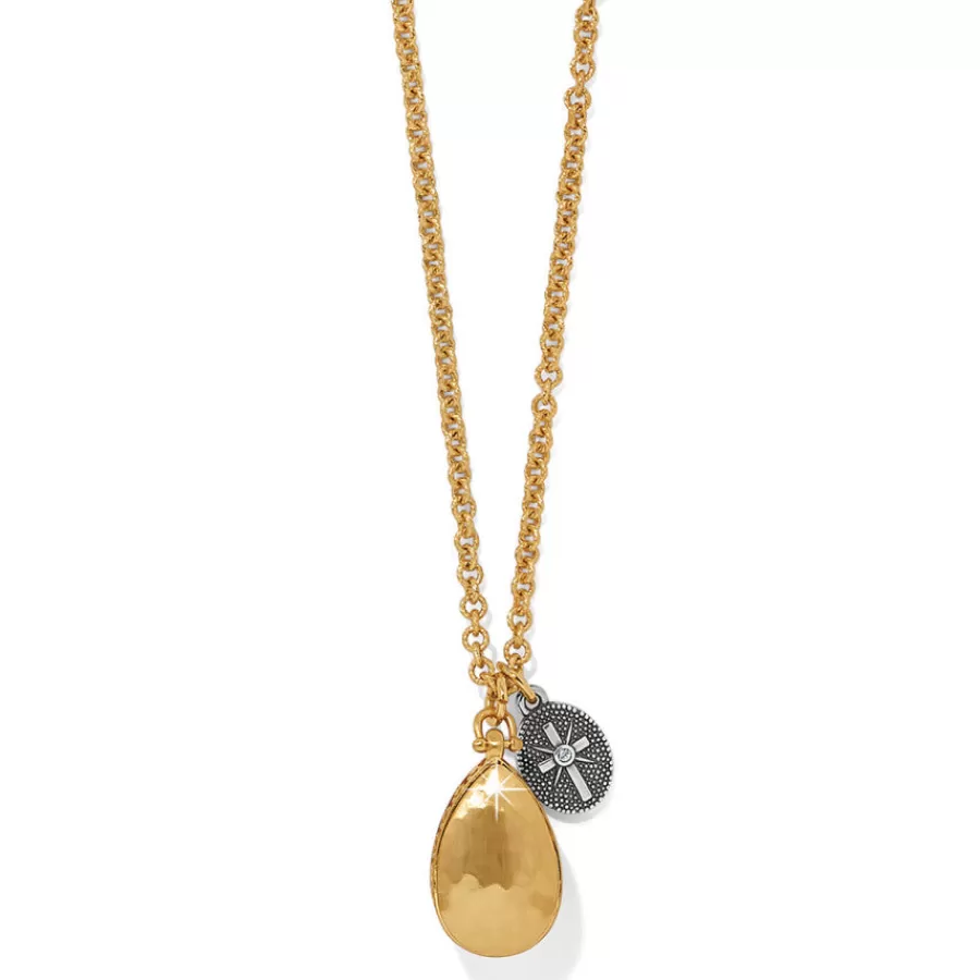 Necklaces>Brighton Heavenly Cross Necklace Gold