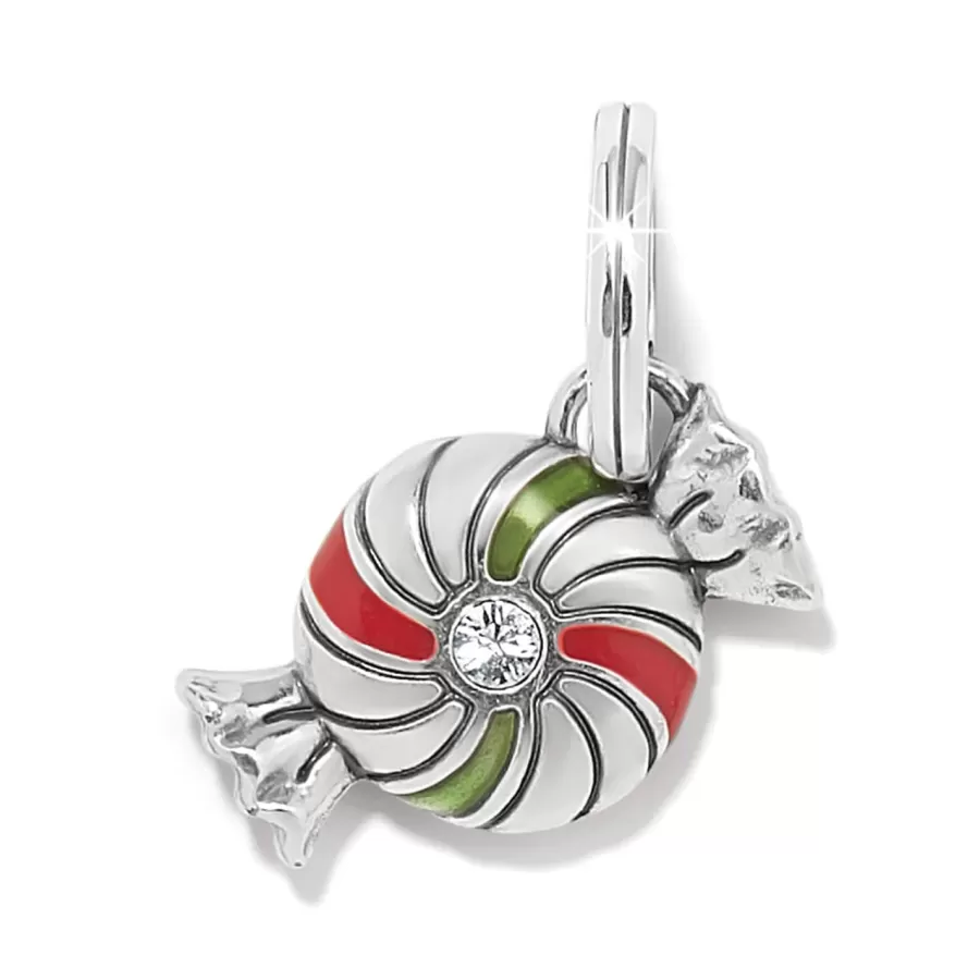 Charms>Brighton Holiday Candy Charm Silver-Multi