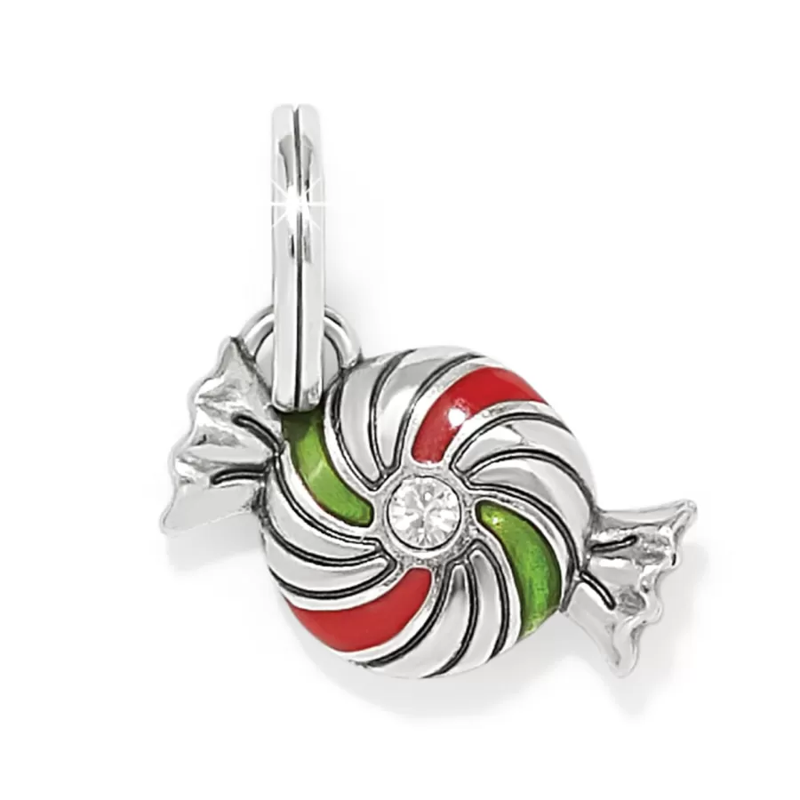 Charms>Brighton Holiday Candy Charm Silver-Multi