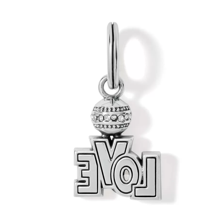 Charms>Brighton Holiday Love Charm Silver-Multi