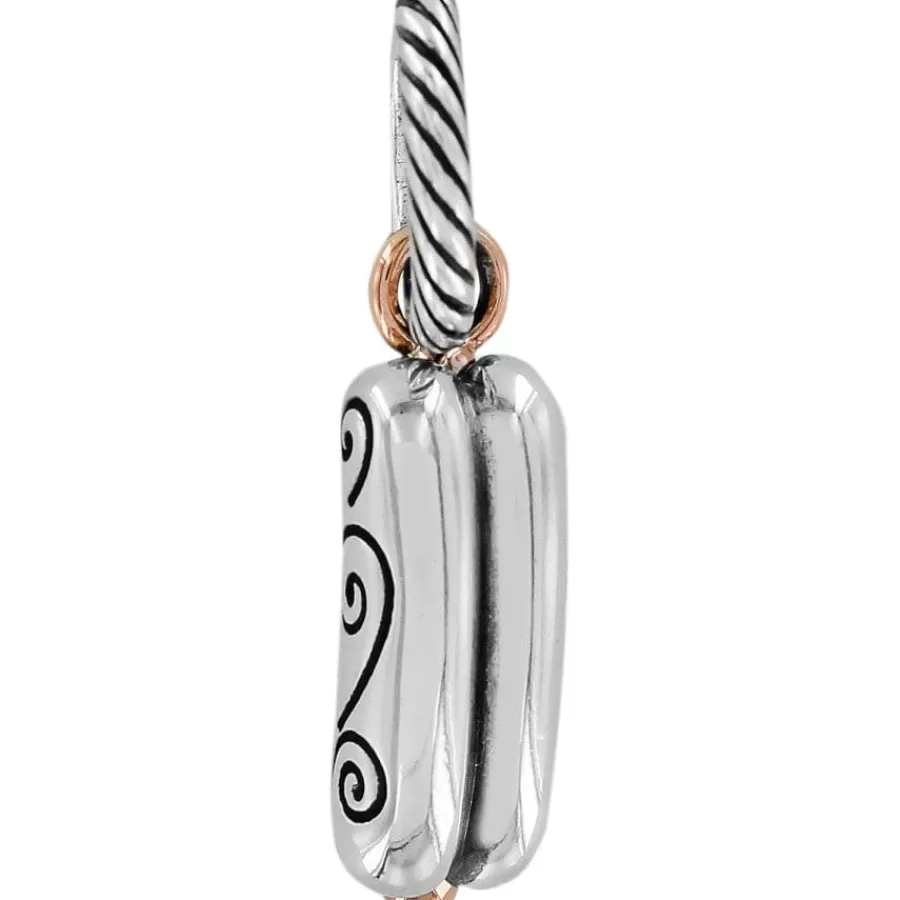 Charms>Brighton Hot Dog Charm Silver-Multi