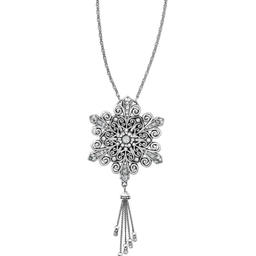 Necklaces>Brighton Iceblink Snowflake Necklace Silver